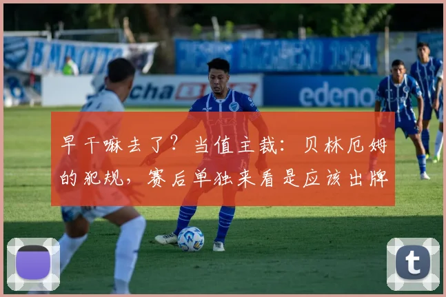 早干嘛去了？当值主裁：贝林厄姆的犯规，赛后单独来看是应该出牌