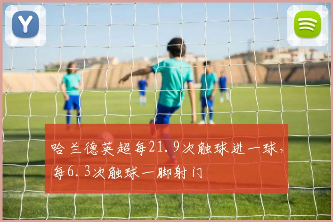 哈兰德英超每21.9次触球进一球，每6.3次触球一脚射门