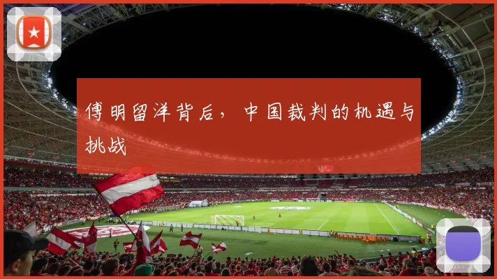 傅明留洋背后，中国裁判的机遇与挑战